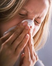 Woman Sneezing - Asthma Treatment